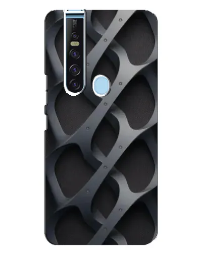 Чехол для TECNO Camon 15 Pro с картинкой «Объемное серое плетение» Чехол для TECNO Camon 15 Pro с картинкой «Объемное серое плетение»