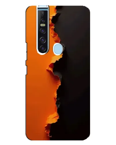 Чехол для TECNO Camon 15 Pro с картинкой «Оранжевый разлом» Чехол для TECNO Camon 15 Pro с картинкой «Оранжевый разлом»