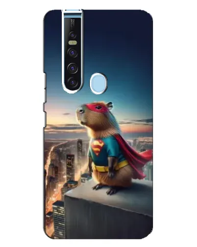 Чехол для TECNO Camon 15 Pro с картинкой «Капи-мен супергерой»
