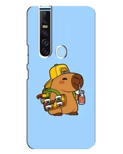 Чохол для TECNO Camon 15 Pro з картинкою «Капібара на скейті» Чохол для TECNO Camon 15 Pro з картинкою «Капібара на скейті»