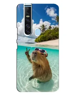 Чохол для TECNO Camon 15 Pro з картинкою «Капібара на морі» Чохол для TECNO Camon 15 Pro з картинкою «Капібара на морі»