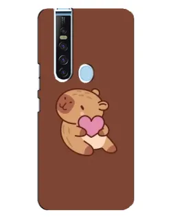 Чохол для TECNO Camon 15 Pro з картинкою «Капібара з серцем» Чохол для TECNO Camon 15 Pro з картинкою «Капібара з серцем»