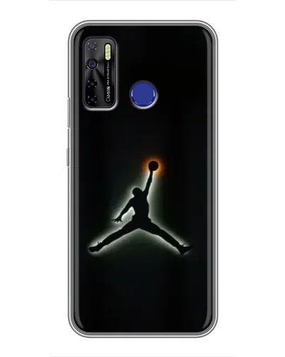 Чехол для TECNO Camon 15 с картинкой «Jordan Gradient Logo»