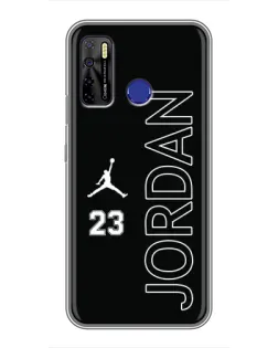 Чехол для TECNO Camon 15 с картинкой «Jordan Vertical»