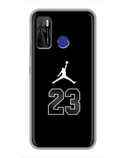 Чехол для TECNO Camon 15 с картинкой «Jordan Flight 23»