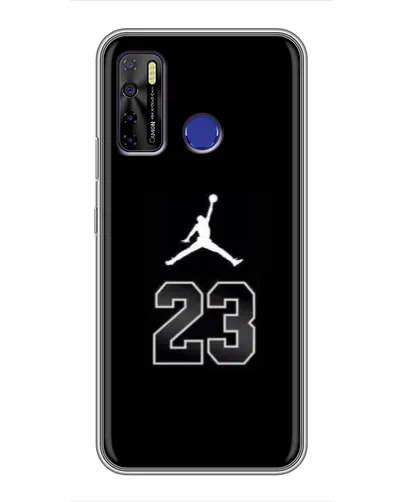 Чехол для TECNO Camon 15 с картинкой «Jordan Flight 23»