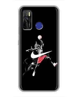 Чехол для TECNO Camon 15 с картинкой «Jordan Jumpman»