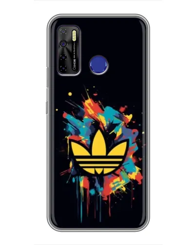 Чехол для TECNO Camon 15 с картинкой «Adidas Splash»