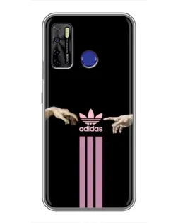 Чехол для TECNO Camon 15 с картинкой «Adidas Hands»