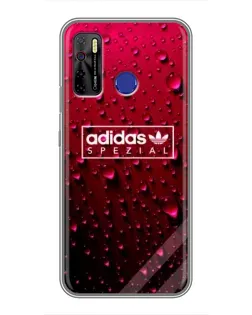 Чехол для TECNO Camon 15 с картинкой «Adidas Gold Marble»