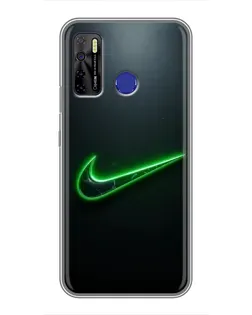 Чохол для TECNO Camon 15 з картинкою «Неоновий контур Nike» Чохол для TECNO Camon 15 з картинкою «Неоновий контур Nike»