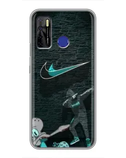 Чохол для TECNO Camon 15 з картинкою «Спортивний арт Nike»