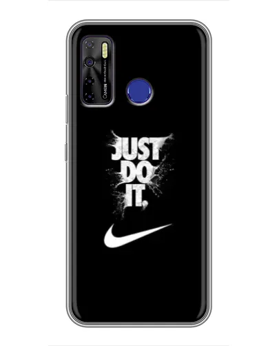 Чохол для TECNO Camon 15 з картинкою «Текстовий принт Nike»