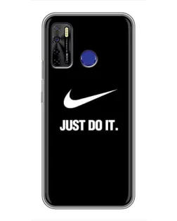 Чохол для TECNO Camon 15 з картинкою «Класичний принт Nike»