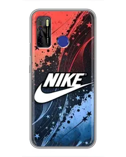 Чохол для TECNO Camon 15 з картинкою «Градієнтний принт Найк»