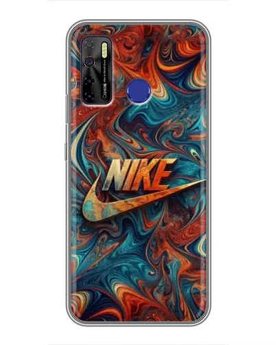 Чохол для TECNO Camon 15 з картинкою «Nike в абстракції»