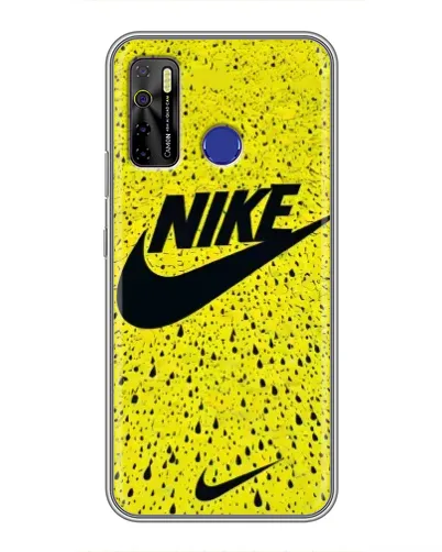 Чохол для TECNO Camon 15 з картинкою «Жовтий текстурний Nike»