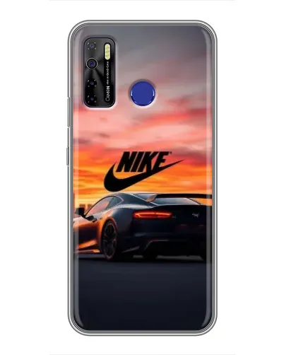 Чохол для TECNO Camon 15 з картинкою «Nike та суперкар»