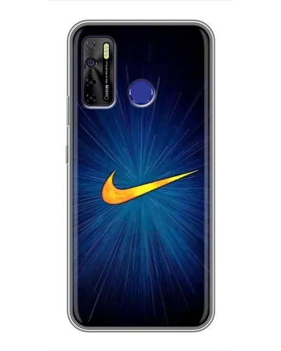 Чехол для TECNO Camon 15 с картинкой «Синий пульс Nike» Чехол для TECNO Camon 15 с картинкой «Синий пульс Nike»