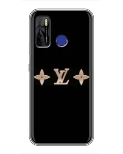 Чохол для TECNO Camon 15 з картинкою «Louis Vuitton — мінімалізм»