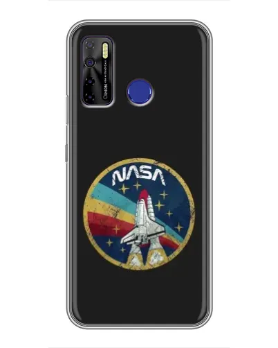 Чохол для TECNO Camon 15 з картинкою «NASA — емблема місії»