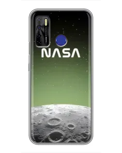 Чохол для TECNO Camon 15 з картинкою «NASA — місячний градієнт»