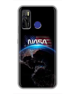 Чохол для TECNO Camon 15 з картинкою «Земля з космосу NASA»