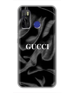 Чохол для TECNO Camon 15 з картинкою «Gucci — шовкові хвилі» Чохол для TECNO Camon 15 з картинкою «Gucci — шовкові хвилі»