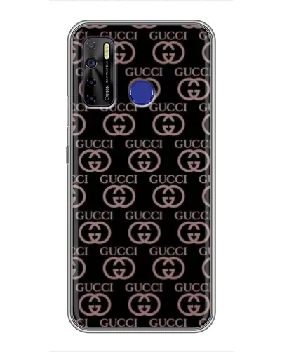 Чохол для TECNO Camon 15 з картинкою «Класична монограма Gucci» Чохол для TECNO Camon 15 з картинкою «Класична монограма Gucci»