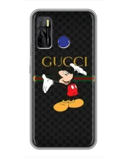 Чохол для TECNO Camon 15 з картинкою «Міккі Маус Gucci»