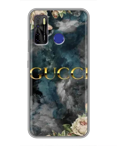 Чохол для TECNO Camon 15 з картинкою «Абстрактні квіти Gucci» Чохол для TECNO Camon 15 з картинкою «Абстрактні квіти Gucci»