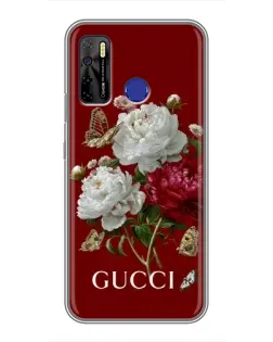 Чохол для TECNO Camon 15 з картинкою «Gucci — сад»