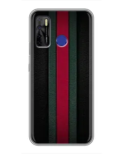 Чохол для TECNO Camon 15 з картинкою «Gucci — неонова лінія»