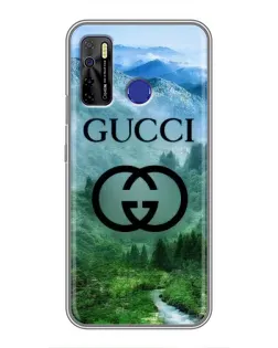 Чохол для TECNO Camon 15 з картинкою «Gucci — гірський пейзаж»