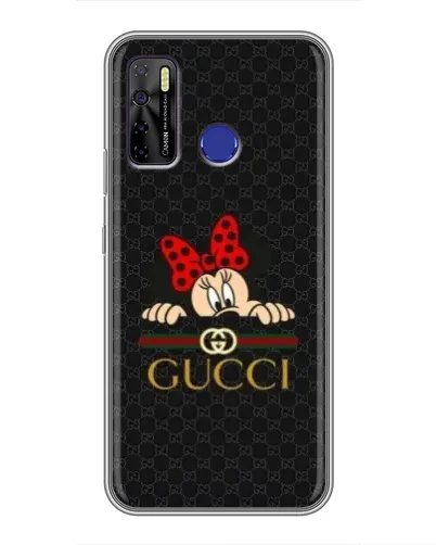 Чохол для TECNO Camon 15 з картинкою «Мінні Маус Gucci — чорний» Чохол для TECNO Camon 15 з картинкою «Мінні Маус Gucci — чорний»