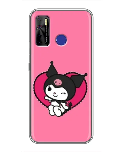 Чохол для TECNO Camon 15 з картинкою «Kuromi — любов у серці»