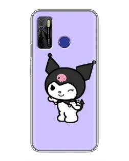 Чохол для TECNO Camon 15 з картинкою «Класична Kuromi» Чохол для TECNO Camon 15 з картинкою «Класична Kuromi»