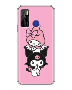 Чохол для TECNO Camon 15 з картинкою «My Melody та Kuromi» Чохол для TECNO Camon 15 з картинкою «My Melody та Kuromi»