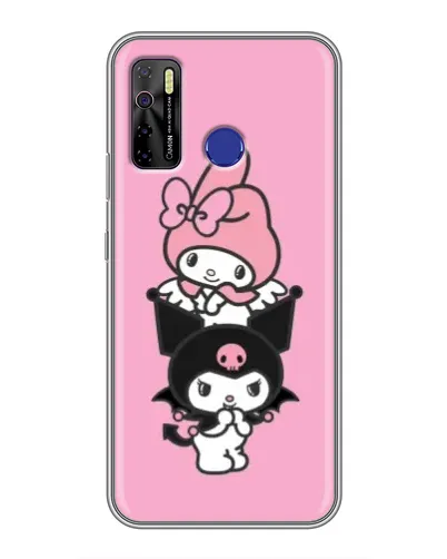 Чохол для TECNO Camon 15 з картинкою «My Melody та Kuromi»
