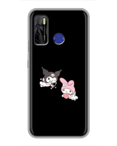 Чохол для TECNO Camon 15 з картинкою «My Melody та Kuromi»