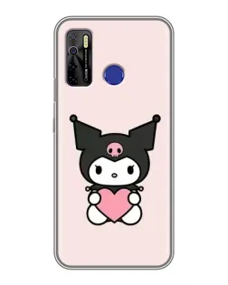 Чохол для TECNO Camon 15 з картинкою «Kuromi та серце» Чохол для TECNO Camon 15 з картинкою «Kuromi та серце»