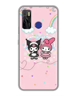 Чохол для TECNO Camon 15 з картинкою «My Melody та Kuromi» Чохол для TECNO Camon 15 з картинкою «My Melody та Kuromi»