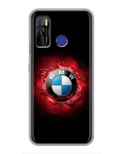 Чохол для TECNO Camon 15 з картинкою «Логотип BMW — спалах»