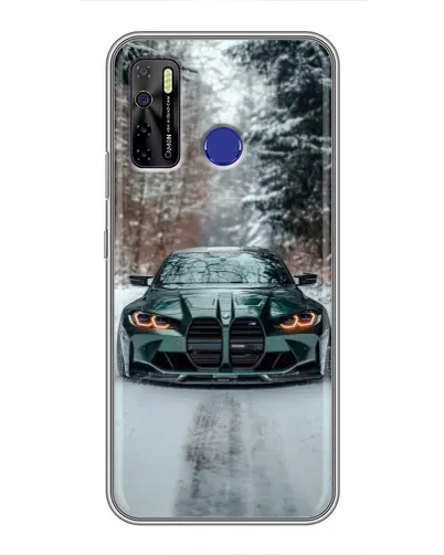 Чохол для TECNO Camon 15 з картинкою «BMW у зимовому лісі» Чохол для TECNO Camon 15 з картинкою «BMW у зимовому лісі»