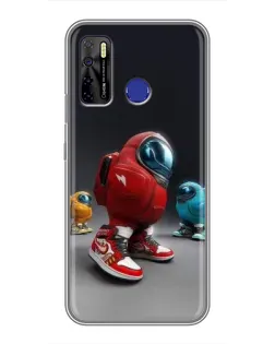 Чехол для TECNO Camon 15 с картинкой «Among Us — 3D стиль» Чехол для TECNO Camon 15 с картинкой «Among Us — 3D стиль»