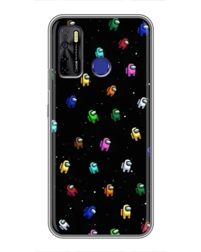Чехол для TECNO Camon 15 с картинкой «Экипаж Among Us»