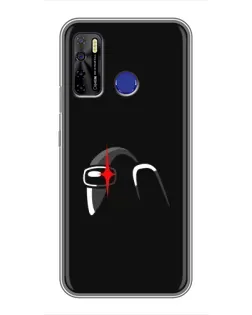 Чехол для TECNO Camon 15 с картинкой «Among Us шлем» Чехол для TECNO Camon 15 с картинкой «Among Us шлем»