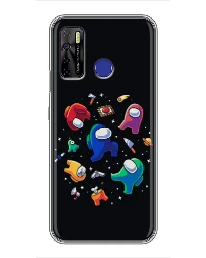 Чехол для TECNO Camon 15 с картинкой «Among Us космос»