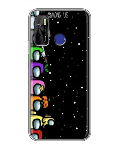 Чехол для TECNO Camon 15 с картинкой «Команда Among Us»