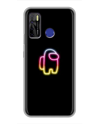 Чехол для TECNO Camon 15 с картинкой «Among Us градиент»